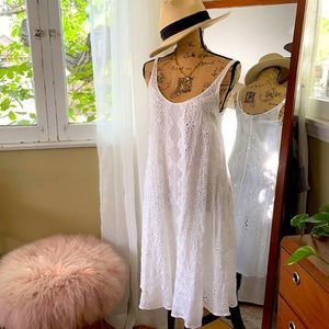 Johnny Was white dress